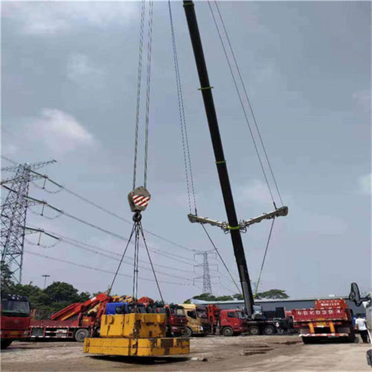 叉河镇风电设备吊装